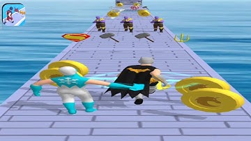 Superhero Run Gameplay All Levels iOS, Android Mobile Game Walkthrough Full Game