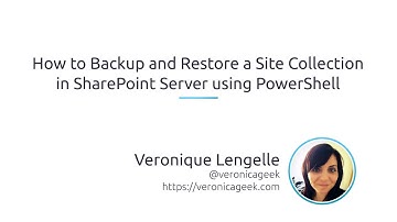 How To Backup And Restore A Site Collection In SharePoint Server Using PowerShell