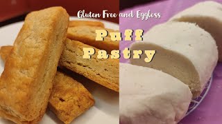 How to make Gluten Free and Eggless Puff Pastry Gluten In Puff Pastry