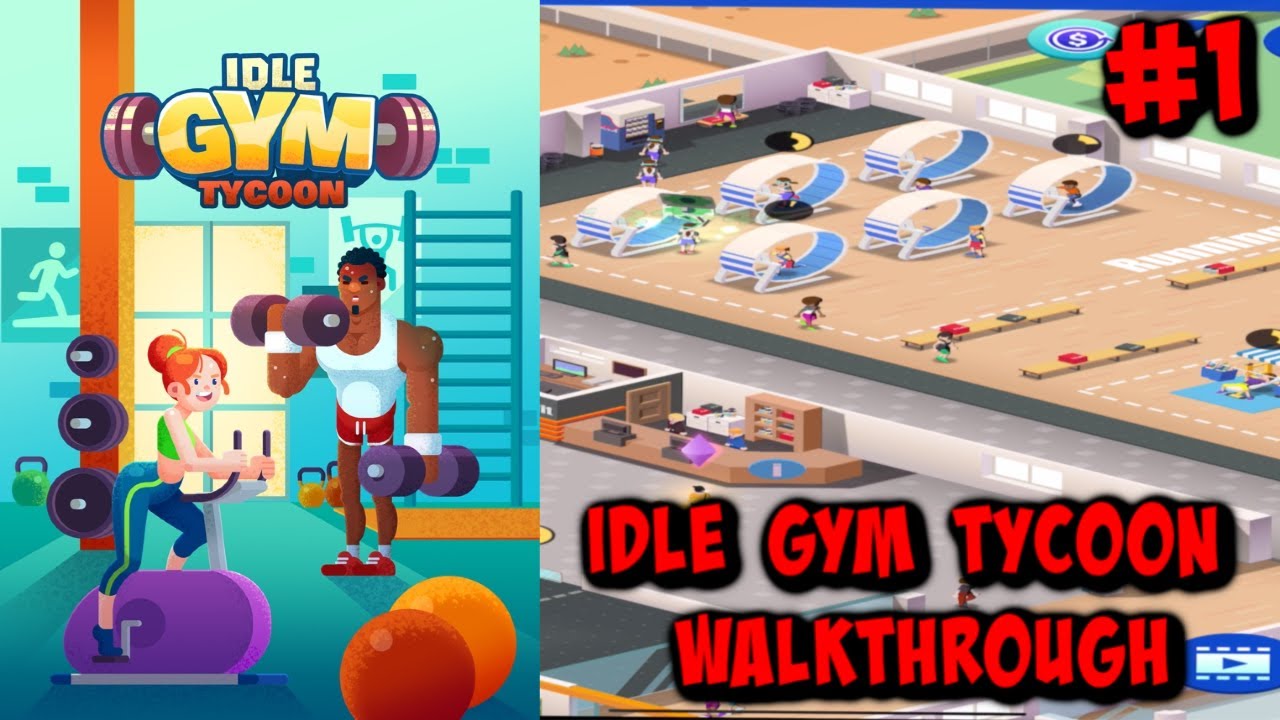Idle Gym Tycoon Walkthrough #1. Ipad Pro Mobile Gaming