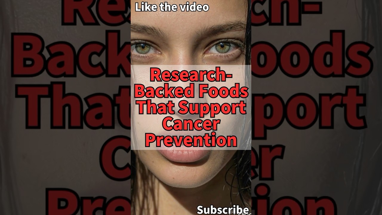 【1-Minute Health】Research-Backed Foods That Support Cancer Prevention
