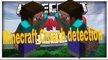 How to make  sneak detection in Minecraft Bedrock edition tutorial