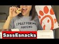 SassEsnacks ASMR: Eating Chick Fil-A Chick-n-Minis | Hash Browns | Fruit Cup + Whispering