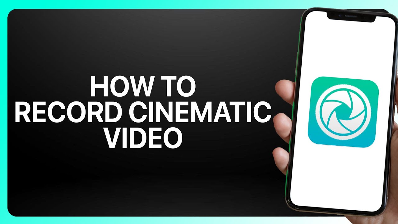 How To Record Cinematic Video In iPhone Camera App ! Tutorial - YouTube