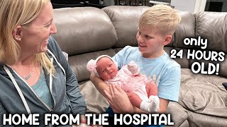 Meeting our New Baby Sister for the First Time  Emotional