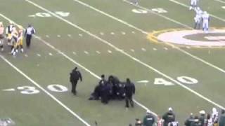 Crazy Fan on the Field at Lambeau