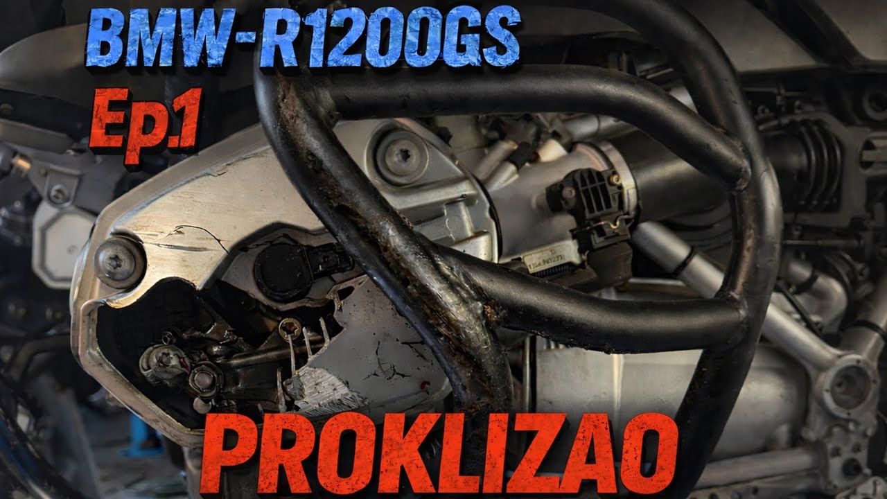 BMW R1200GS (Ep.1) - Proklizao u krivini - oštećenja i popravka