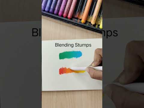 Oil Pastels Blending Hacks for beginners #artvideos #oilpasteldrawing #arttutorials