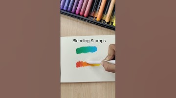Oil Pastels Blending Hacks for beginners #artvideos #oilpasteldrawing #arttutorials