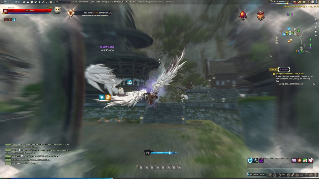 Danger in the Skies Array Core Quest Revelation Online