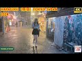 【4k hdr】 3 Hours Heavy Rain Walk in Harajuku(原宿)Tokyo Japan | Relaxing Natural City ambience