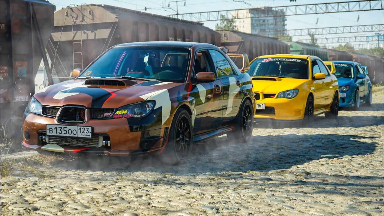 САМЫЕ ЗЛЫЕ SUBARU против БАНДЫ REVO на  ЗЛЫХ AUDI , SKODA и VW Golf R