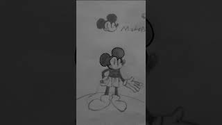 Modern Mickey Mouse redraw Speed draw