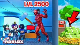 1st To Escape A Level 2,500 Beast Wins $10,000 Robux! (Flee the Facility)