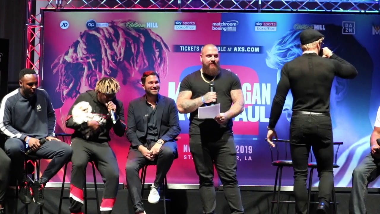 KSI V LOGAN PAUL LONDON PRESS CONFERENCE HIGHLIGHTS - HEATED WITH LOGAN, JAKE, BRIGGS AND MORE