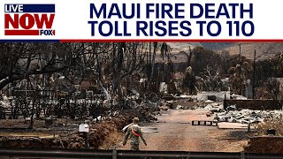 Maui fire: death toll rises to 110, officials answer questions about public trust | LiveNOW from FOX