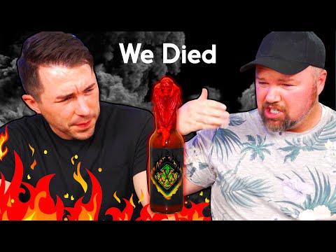 Men Try The World S Hottest Hot Sauce Extreme Pain Game 