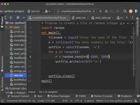 Using Loops to Process Files