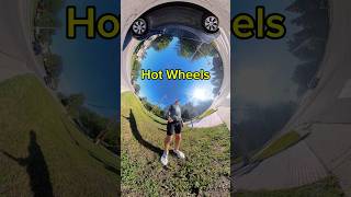 Watching Hot Wheels mid run #insta360x4 effects
