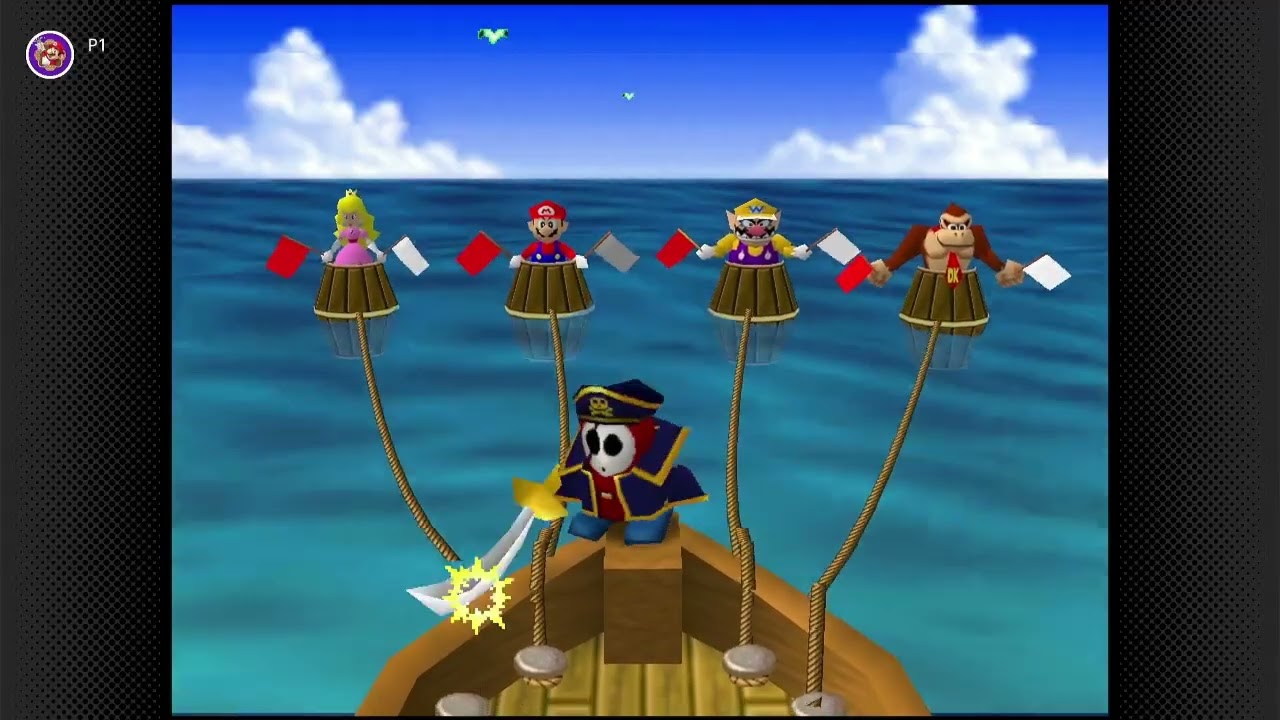 Mario Party N64 Mario's Rainbow Castle Gameplay