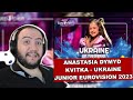 Anastasia Dymyd - Kvitka (LIVE) Ukraine 🇺🇦 | Junior Eurovision 2023 | #JESC2023 TEACHER PAUL REACTS