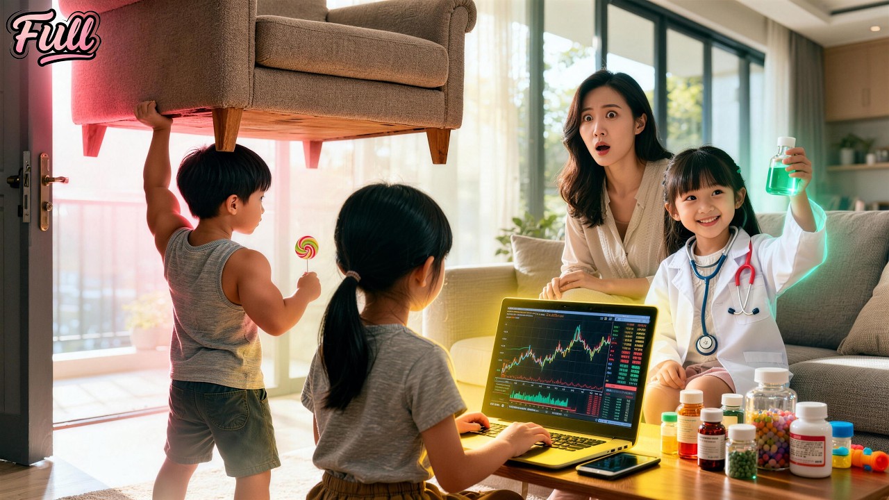 ✅三胞胎重生了！這一世，大力士大哥負責揍人，醫仙二哥負責救媽，股神三弟負責搞錢。惡毒後媽上門挑釁，大哥單手舉起沙發：「你再說我媽一句試試？」#短剧