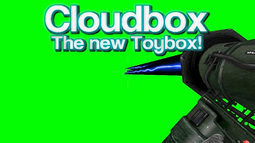 Cloudbox - Electrocannon in First Person [GREEN SCREEN]