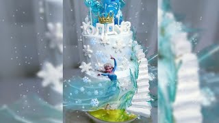 Идеи тортов для девочек/Торт Эльза - Холодное сердце/ Cake Elsa-Cold Heart. Tort tayyorlash/Biskvit.