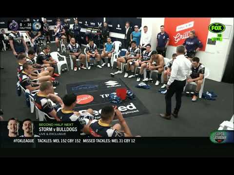 Craig Bellamy Goes Nuclear At Half Time 🔥#nrl #melbournestorm #rugbyleague