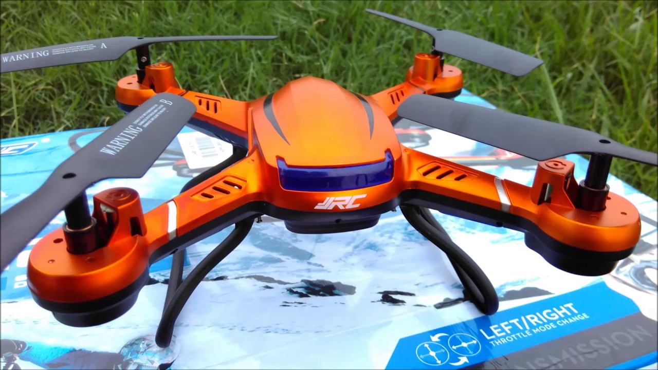JJRC H12W Quadcopter Flight, Flips Camera Footage