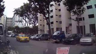 Citycab Speeding At Carpark Blk 616 617 Hougang Ave 8 06 Sep14 630-7Pm
