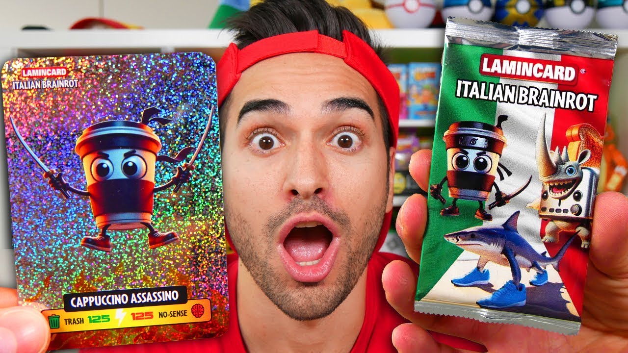 APRO LE NUOVE LAMINCARDS DEI BRAIN ROT E TROVO CAPPUCCINO ASSASSINO