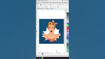 Pop out effect in coreldraw #tranding #viral #youtubeshorts #coreldraw #videoshort #coreldrawdesign