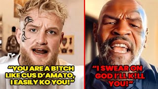 AN ANGRY Mike tyson reacts to JAKE PAUL DISRESPECTING CUS D'AMATO!press conference 2024