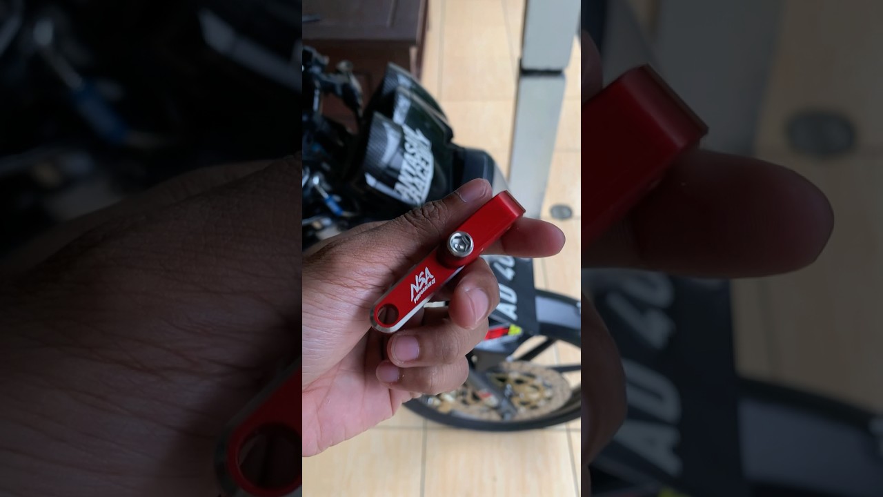 Barang sepele tapi bikin manis, breket selang rem cnc nsa 😋 