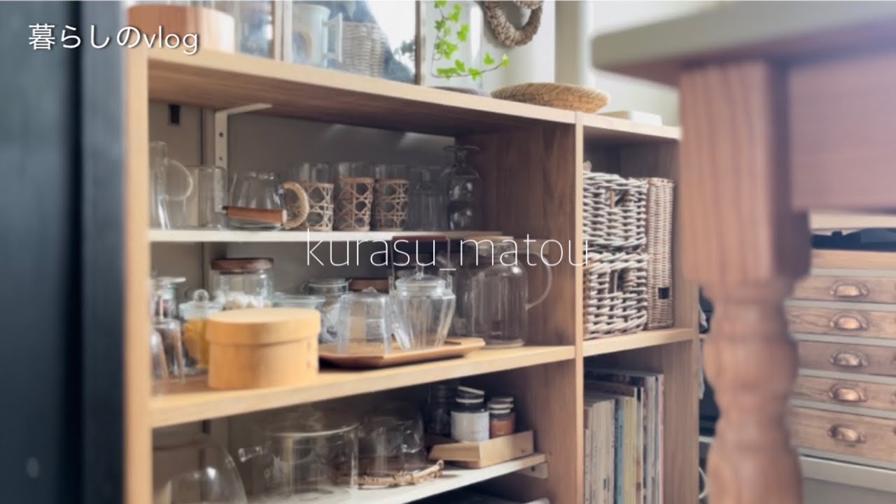 無印良品　食器棚(オイルステインDIY済) 無印良品 食器棚(オイルステインDIY済)
