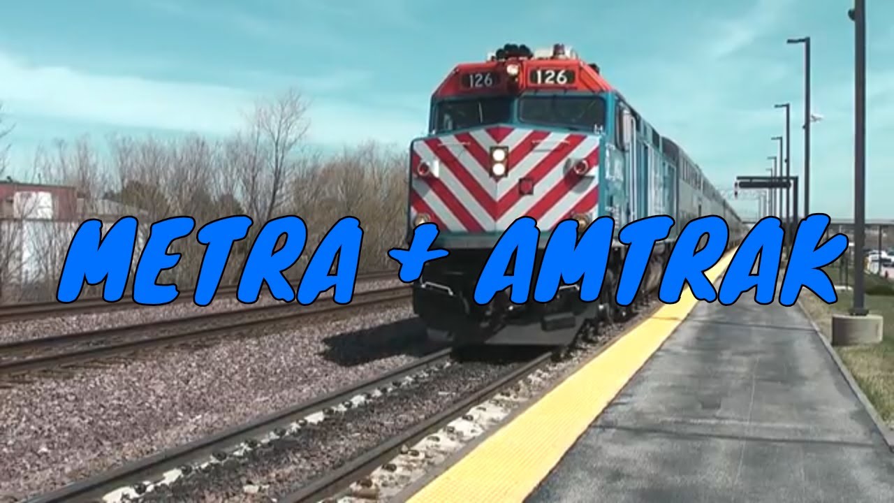METRA AND AMTRAK IN ELBURN AND PLANO IL