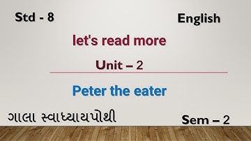 std 8 sem 2 English let