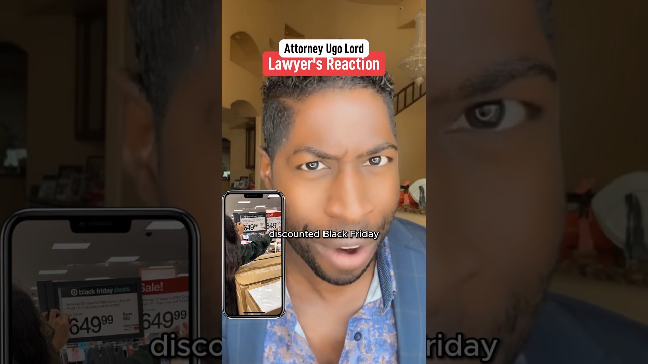 Customer exposes Target&rsquo;s &ldquo;Black Friday deals&rdquo; were worthless! False ads? Attorney Ugo Lord reacts!