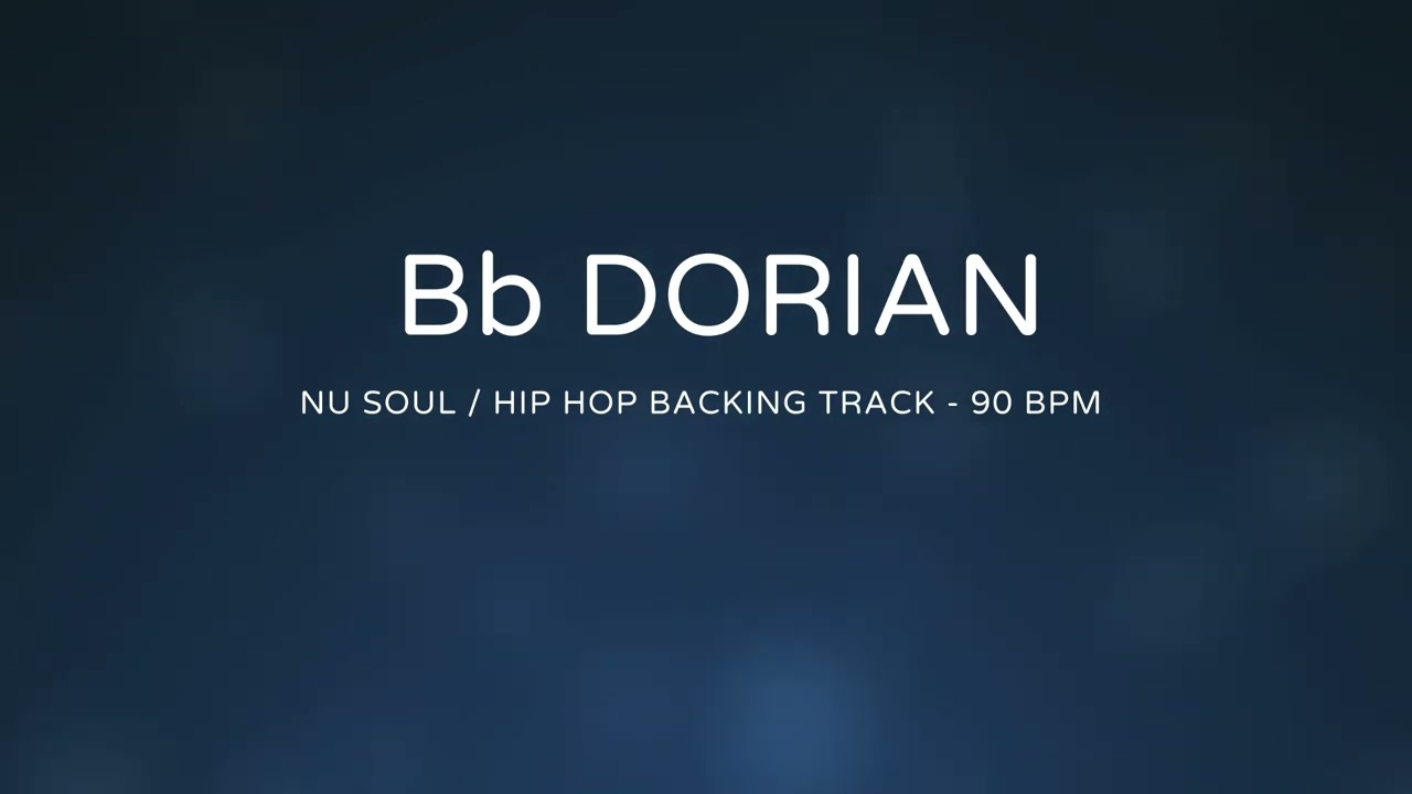 Nu Soul Hip Hop Backing Track - Bb dorian - Min7 Chords Practice