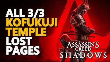 Kofukuji Temple All Lost Pages Assassin