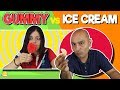 GUMMY FOOD vs ICE CREAM!! Gominolas vs Helados!!