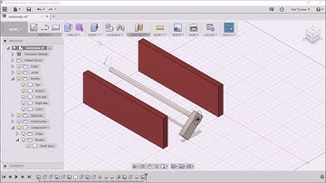 Create a cam from the end of the shaft for the automata in Fusion 360 by Rob Thomas