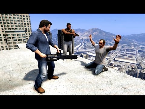 GTA V Franklin And Michael kill Trevor