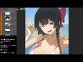 【KJI】- Live Drawing Process 25 06 24 | [DIGITAL PAINTING] イラスト制作の流れ