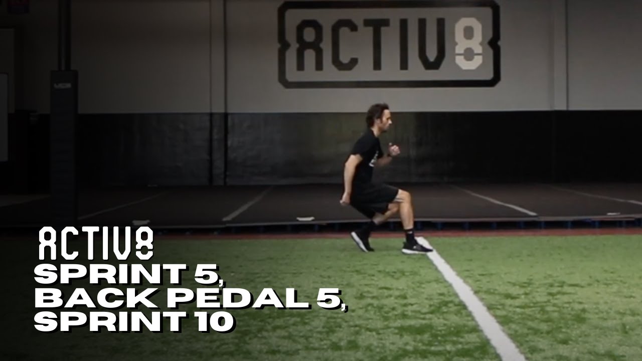 Activ8 | Sprint 5, Back Pedal 5, Sprint 10 - YouTube