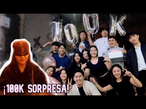 ¡LLEGAMOS A 100K! Mis amigos me sorprendieron con una fiesta.... 💜 | gvlog