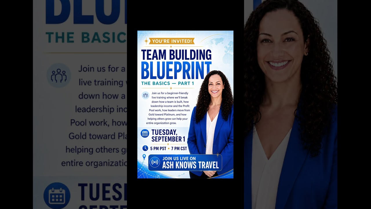 🚨 JOIN ME LIVE TONIGHT!Team Building Blueprint: The Basics — Part 1 starts tonight!