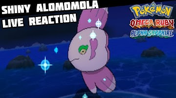 LIVE SHINY + REACTION! Pokémon Omega Ruby/Alpha Sapphire  (Shiny Alomomola | DexNav 1st Encounter)
