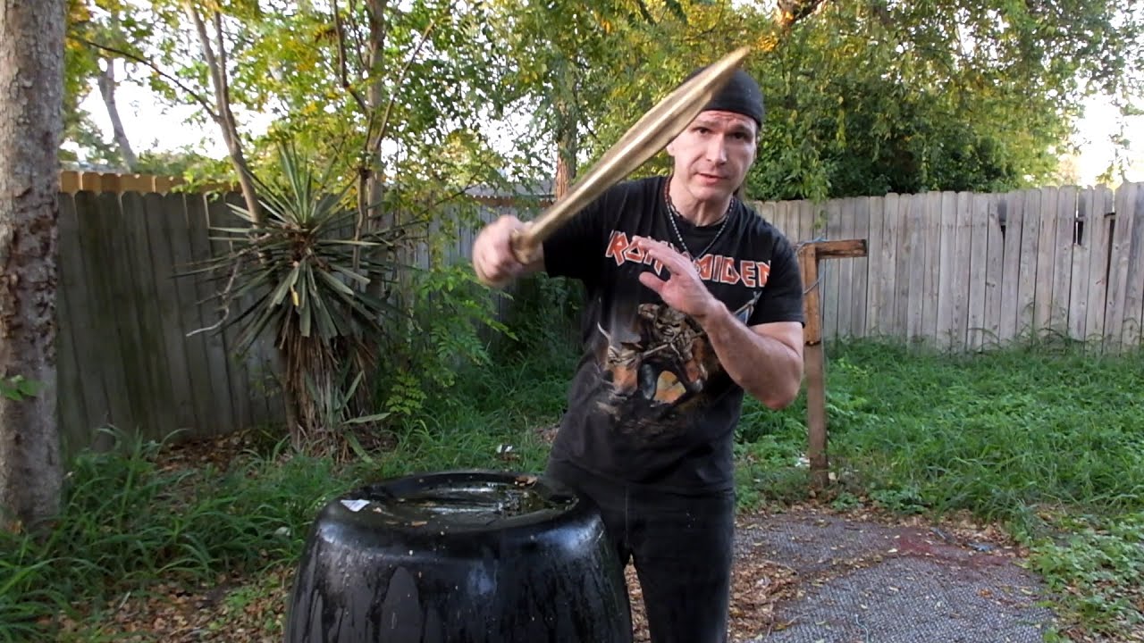 Neil Burridge's Wilberton Bronze Sword Received and Tested!